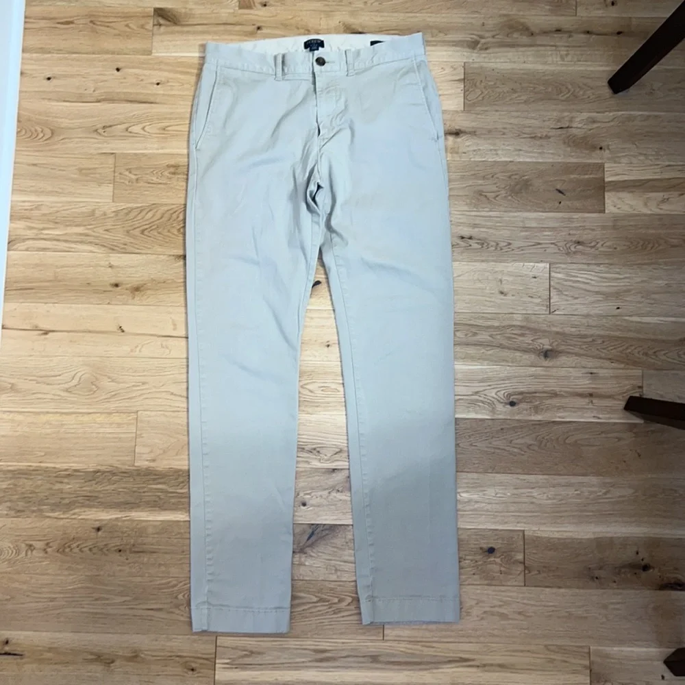 J Crew Flex Slim Khaki Chino pants 29x32 excellent condition
